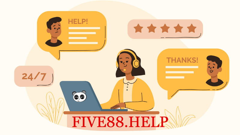 Một số cách liên hệ hỗ trợ Five88 bằng hình thức online